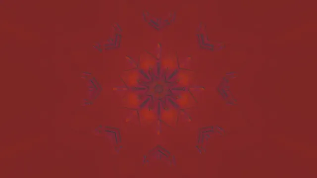 紅色曼陀羅霓虹隧道 4K UHD 60fps 螢幕保護程式 VJ Loop