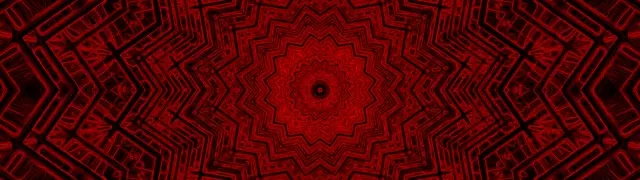 Red Mandala Neon Tunnel Vj Loop 32:9 Super Ultrawide 60fps Screensaver