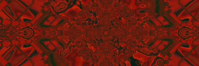 लाल भग्न कैलीडोस्कोप Neon सुरंग Vj Loop 3:1 ट्रिपल वाइड 60fps स्क्रीनसेवर