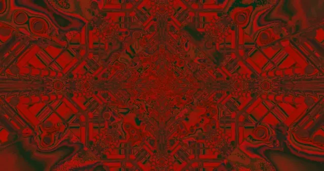 Túnel Neon Vermelho Fractal Protetor de Tela 4K UHD 60fps VJ Loop