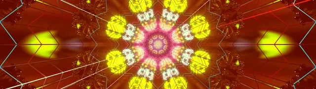 네온 터널 빨간 만화경 별 폭발 32:9 Super Ultrawide 60fps 화면보호기 VJ Loop