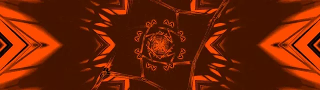 Tunnel Neon Stella Caleidoscopio Rosso VjLoops 32:9 Super Ultrawide 60fps Salvaschermo