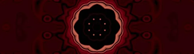 紅碎形萬花筒霓虹隧道 32:9 超寬螢幕 60fps 螢幕保護程式 VJ Loop