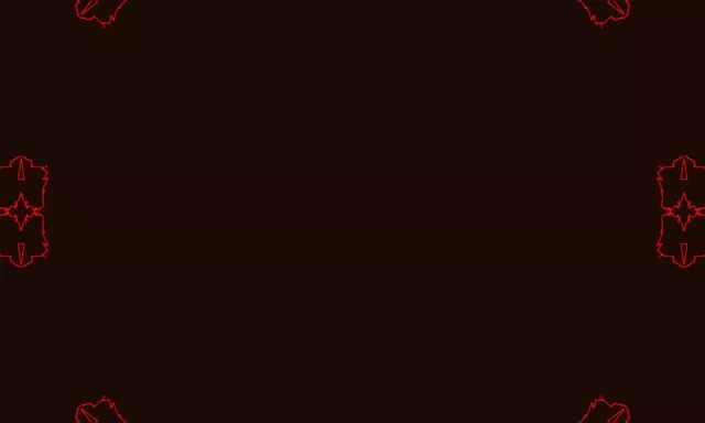 Neon Tonnel Rooi Kaleidoskoop Mandala VJLoops 5:3 wide 60fps Skermbeskurmer