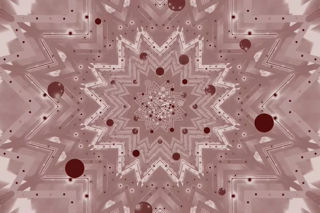 Twnnel Neon Kaleidoscope Seren VJ Loop 3:2 Surface 60fps Arbedwr Sgrin