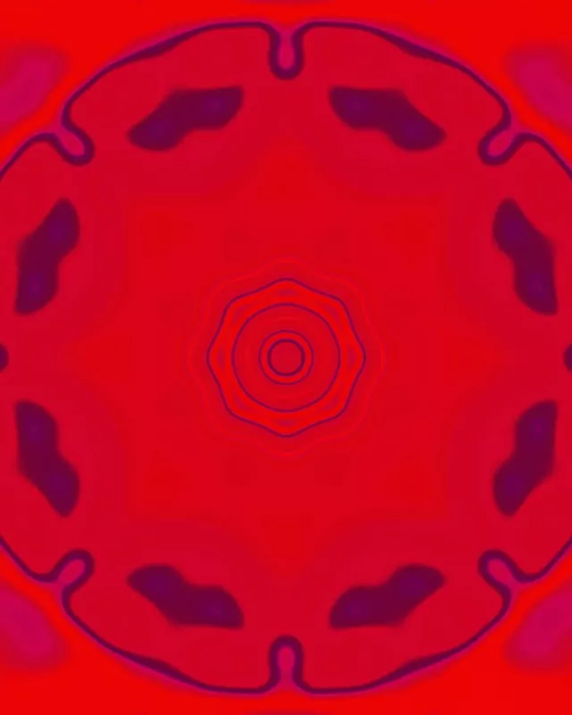 Terowong Neon Merah Kaleidoskop Loop 60fps 4:5 Instagram Screensaver VJ Loop