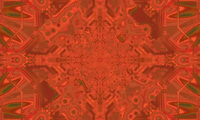 Punane Kaleidoskoop Neoon Tunnel VJ Loop 5:3 Lai 60fps Ekraanisäästja