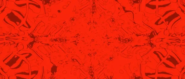 Crveni Fraktal Kaleidoskop Neon Tunel VJLoops 21:9 Ultrawide 60fps Čuvar Ekrana