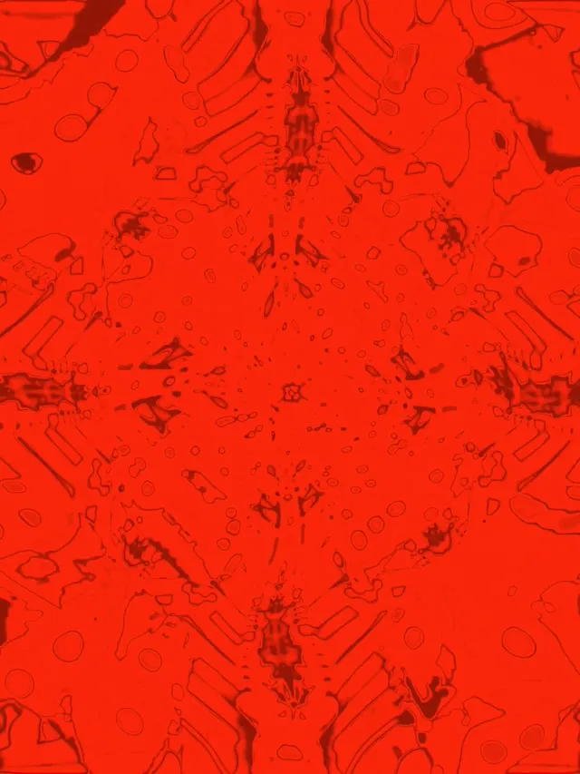 Κόκκινο Fractal Καλειδοσκόπιο Neon Tunnel VJ Loop 3:4 iPad Portrait 60fps Προφύλαξη Οθόνης