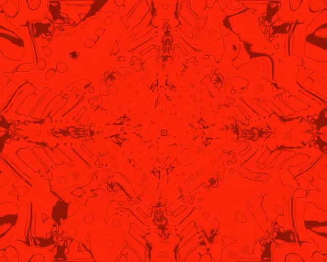 Red Fractal Kaleidoscope Neon Tunnel 5:4 industrial 60fps Screensaver VJ Loop
