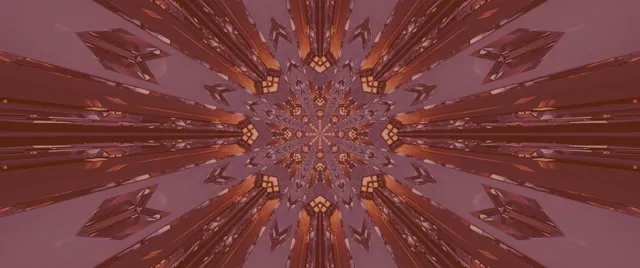 Kaleidoscope Neon Tunnel VJLoop 2.39:1 Cinemascope 60fps Screensaver