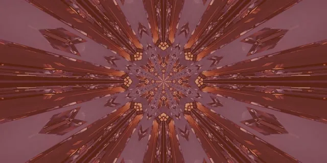 Radiant Kaleidoscope Neon Tunnel VJ Loop 2:1 Univisium 60fps Screensaver