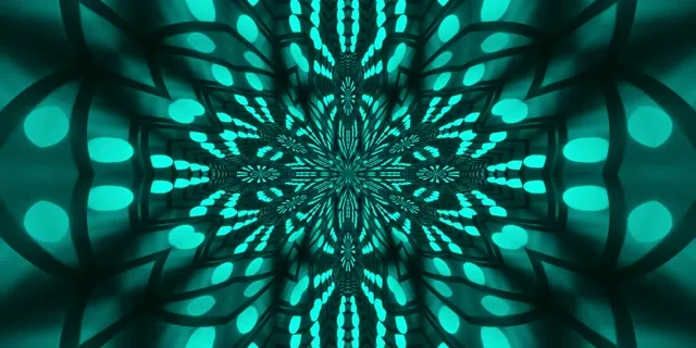 लाल फ्रैक्टल मंडला नियॉन टनल 2:1 यूनिविज़ियम 60fps स्क्रीनसेवर VJ Loop