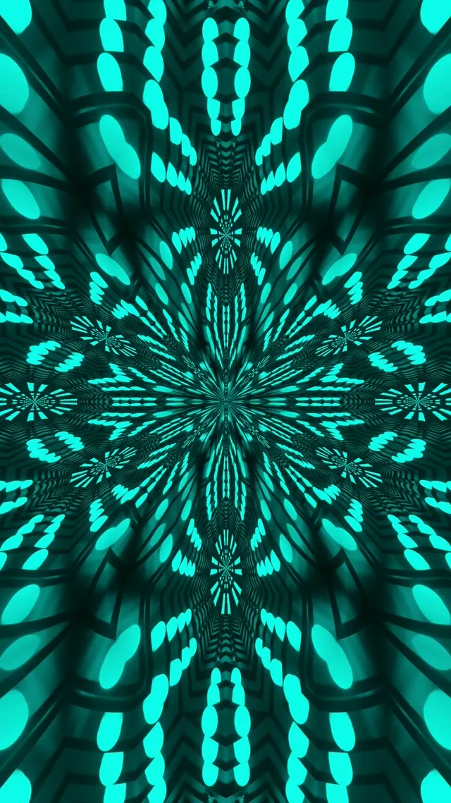 Tunel Neon të Kuq Fractal Kaleidoskop Vj Loop 9:16 Reels 60fps Ruajtës Ekrani