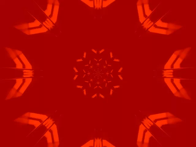 Röd Neon Tunnel Mandala Skärmsläckare 4:3 Klassisk 60fps VJ Loop PC