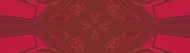 Kırmızı Kaydoskop Neon Tünel VJ Loop 32:9 Super Ultrawide 60fps Screensaver