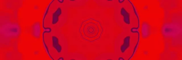 Crveni Neon Tunel Oktagon Vrtlog 3:1 Triple Wide 60fps Screensaver Vj Loop