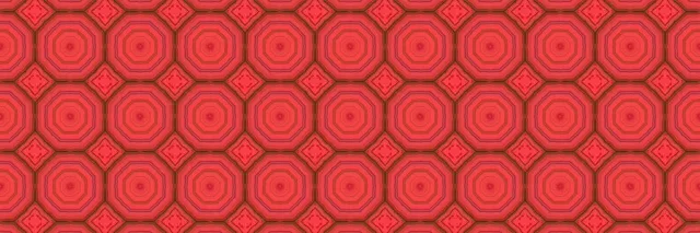 Red Neon Tunnel ตัวรักษาหน้าจอ 3:1 Triple Wide 60fps VJ Loop PC แล็ปท็อป