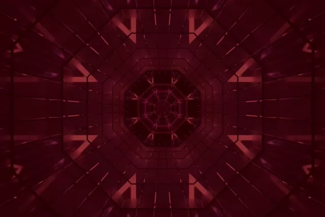 红色霓虹隧道屏保 3:2 Surface 60fps VJLoops PC 笔记本