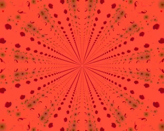 5:4 industrial neon tunnel 60fps screensaver radiating diamond vortex vj loop