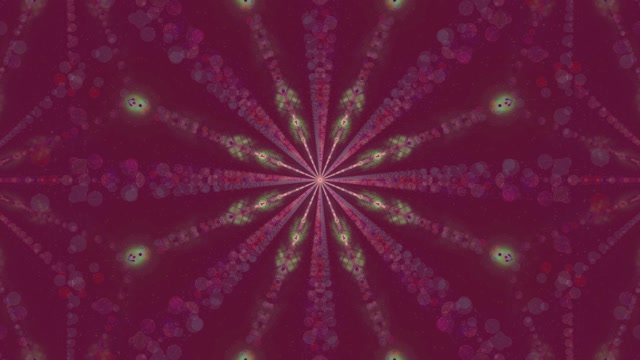 Magenta Fractal Mandala | Psychedelic VJ Loop 4K Screensaver