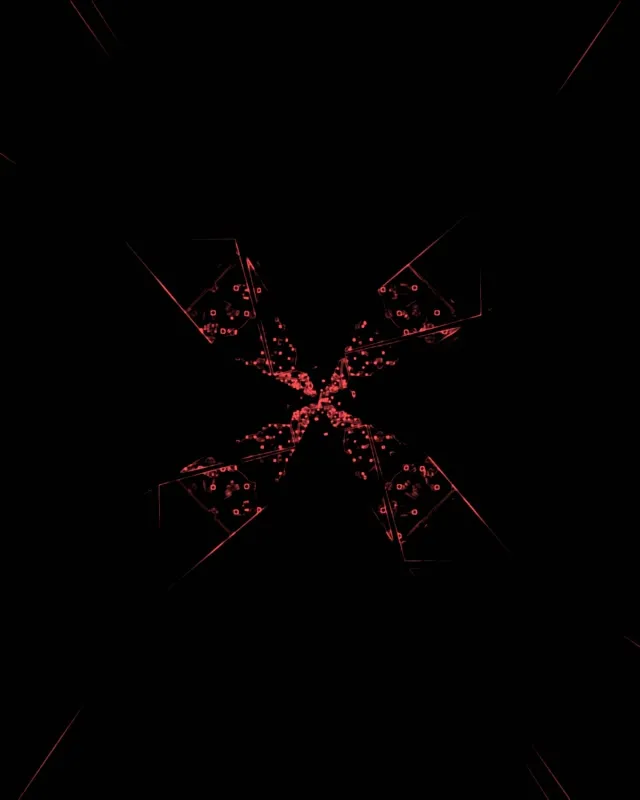 VJ Loop Neon Tunnel 4:5 Instagram 60fps Screensaver Radial Burst