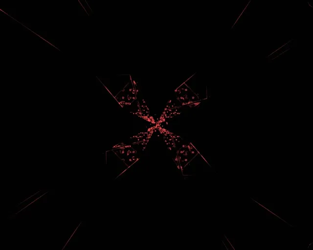 5:4 industrial neon tunnel 60fps screensaver vj loop radial starburst