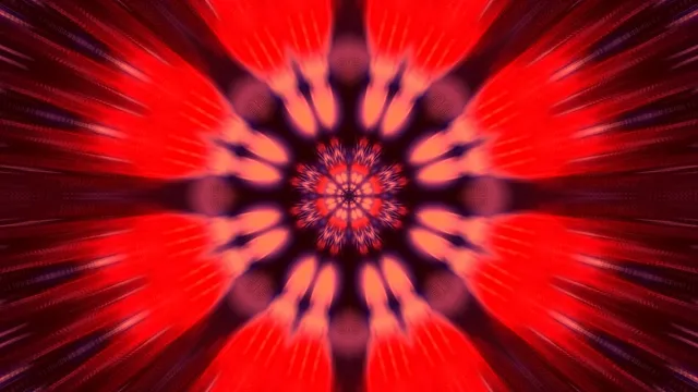 Túnel Neon Vermelho Protetor de Tela 4K UHD 60fps VJLoops