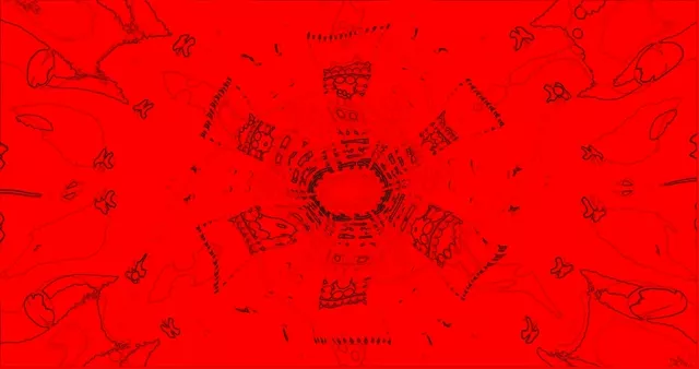 Tollán Neon Dearg Spárálaí Scáileáin 4K UHD 60fps VJ Loop