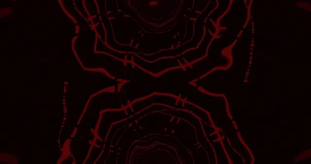 Terowongan Neon Merah Screensaver 4K UHD 60fps VJ Loop
