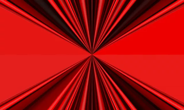 Red Laser Burst Neon Tunnel VJ Loop 5:3 Wide 60fps Screensaver