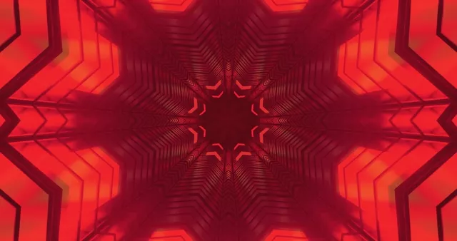 Tunnel Neon Rosso Screensaver 4K UHD 60fps VJLoops