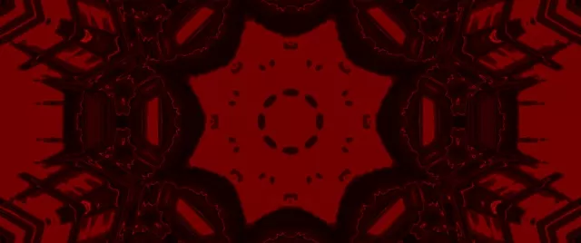 Neon Tunnel Red Hexagon Ring Vj Loop 2.39:1 Cinemascope 60fps Screensaver