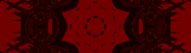 Neon Tunnel Red Hexagon Ring Vj Loop 32:9 Super Ultrawide 60fps Screensaver