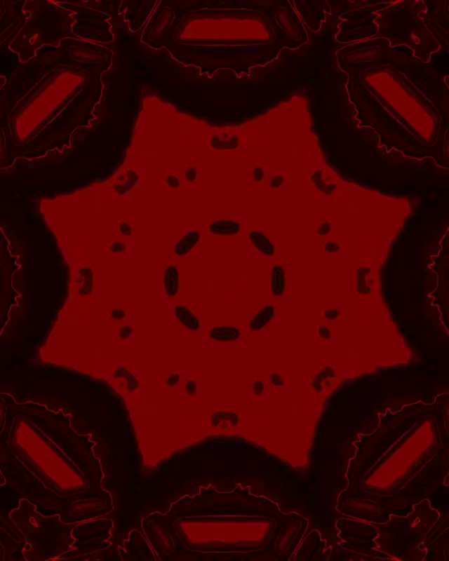 Neon Tunnel Red Eye Mandala Vj Loop 4:5 Instagram 60fps Screensaver