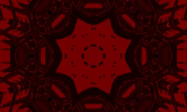 Neon Tunnel Red Hexagon Bloom Vj Loop 5:3 Wide 60fps Screensaver