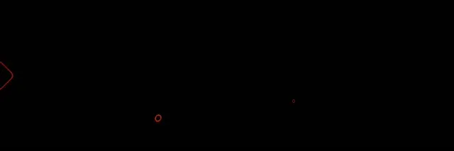 Neontunnel Röd Fraktal Kalejdoskop Explosion VJLoops 3:1 Triple Wide 60fps Skärmsläckare