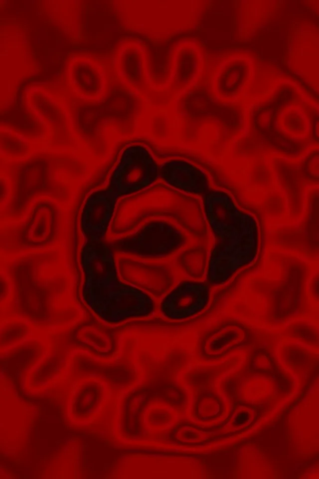 Pulang Neon Tunnel Umiikot na Organic Vortex 2:3 Photo Portrait 60fps Screensaver Vj Loop