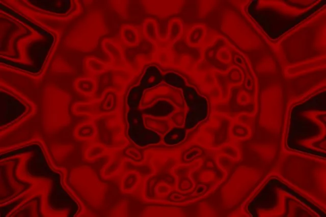 Neon alagút vörös blob örvény VJ Loop 3:2 Surface 60fps képernyővédő