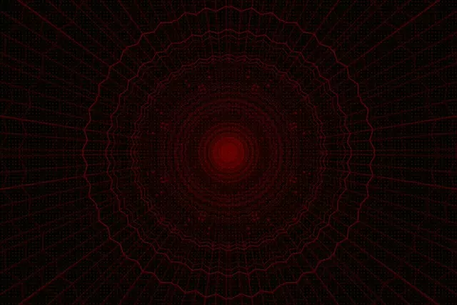 Červený neónový tunel VJ Loop 3:2 Surface 60fps šetrič obrazovky karmínová pavučina vortex