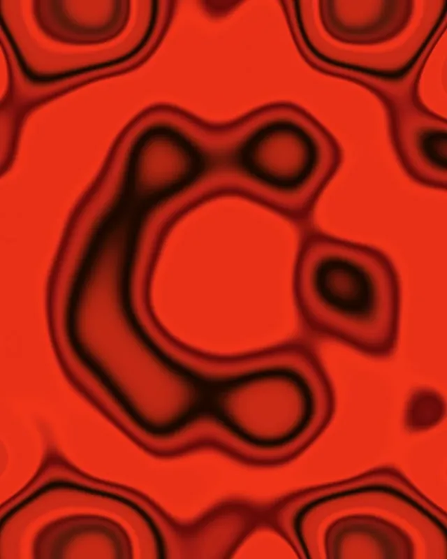 Tunel Neon Roșu Hexagon Vortex VJ Loop 4:5 Instagram 60fps Screensaver