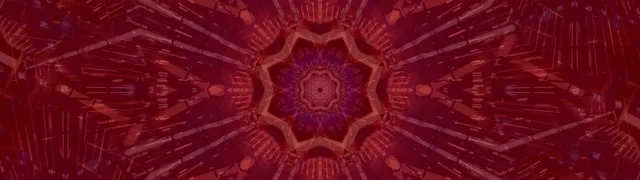 네온 터널 빨간 만화경 별 폭발 VJ Loop 32:9 Super Ultrawide 60fps 화면보호기