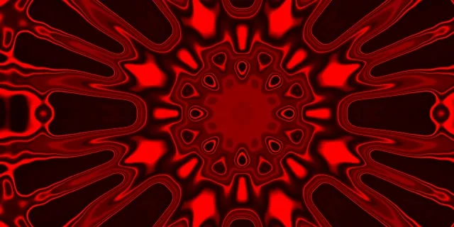 Neon Tunel Rdeč Kaleidoskop Izbruh VJ Loop 2:1 Univisium 60fps Ohranjevalnik Zaslona