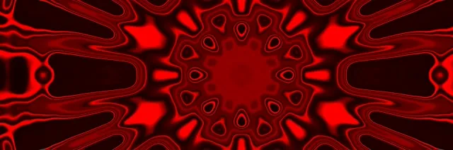 लाल कैलिडोस्कोप नियॉन टनल VJ लूप 3:1 Triple Wide 60fps स्क्रीनसेवर