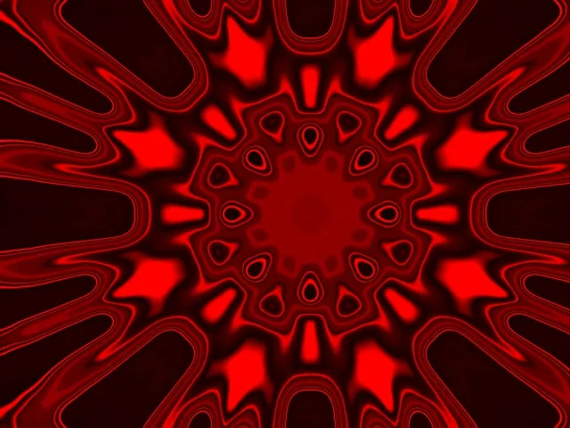 霓虹隧道紅色萬花筒爆發 VJ Loop 4:3 經典 60fps 螢幕保護程式