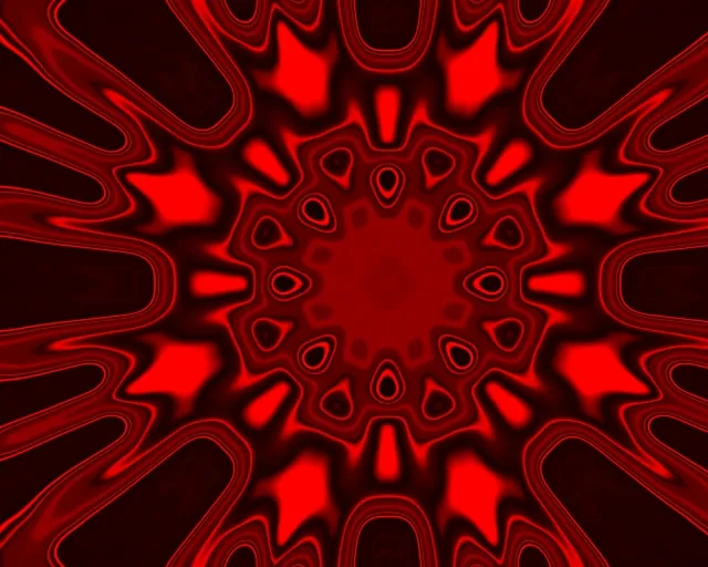 霓虹隧道紅色放射爆發 Vj Loop 5:4 工業 60fps 螢幕保護程式