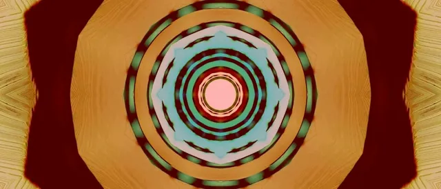 Neon Tunnel i Kuq Shpërthim Kryqi i Vijëzuar VJ Loop 21:9 Ultrawide 60fps Screensaver