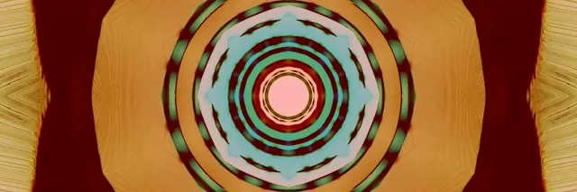 Crveni Neon Tunel Isprekidani Križ Eksplozija VJ Loop 3:1 Triple Wide 60fps Čuvar Ekrana