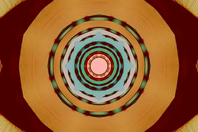 Червен Neon Тунел Звезден Взрив VJ Loop 3:2 Surface 60fps Скрийнсейвър