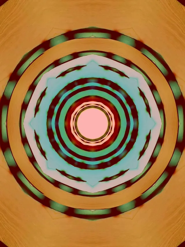 نفق النيون الأحمر انفجار النجمة VJ Loop 60fps 3:4 iPad Portrait حافظة شاشة